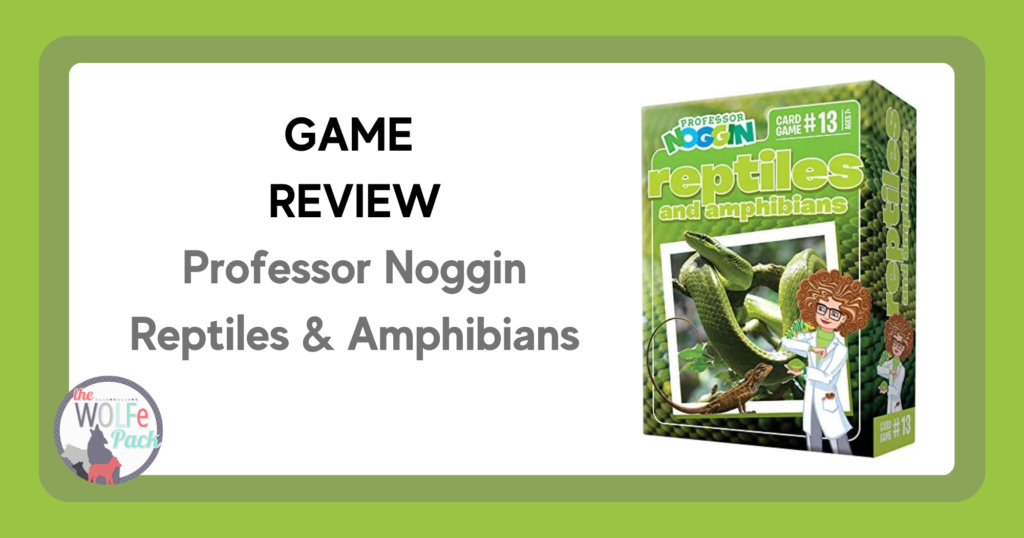 Game Review: Professor Noggin Reptiles and Amphibians