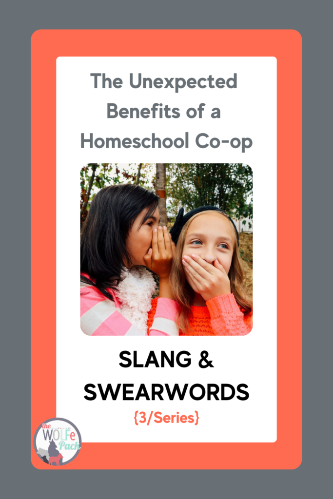 SWEARWORDS and SLANG: 1 of the Many Unexpected Benefits of a Homeschool Co-Op